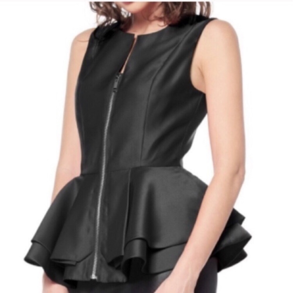 GRACIA double peplum top
